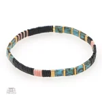 Bracelet coloré Miyuki, touche de couleur pour tous les jours
