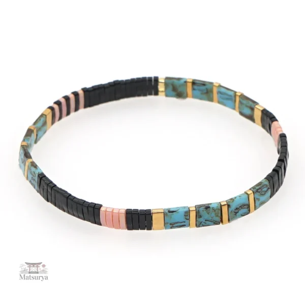 Bracelet coloré Miyuki, touche de couleur pour tous les jours