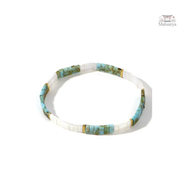 Bracelet Miyuki en perles de verre colorées