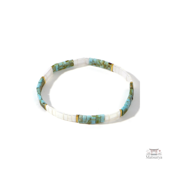 Bracelet en perles Miyuki avec design élégant