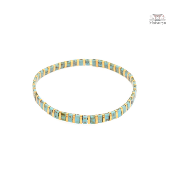 Bracelet Miyuki Tila en cristal élégant