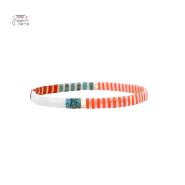 Bracelet Miyuki émaillé en perles Tila