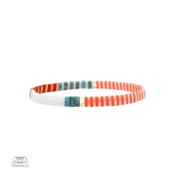 Bracelet Tila multicolore en perles Miyuki