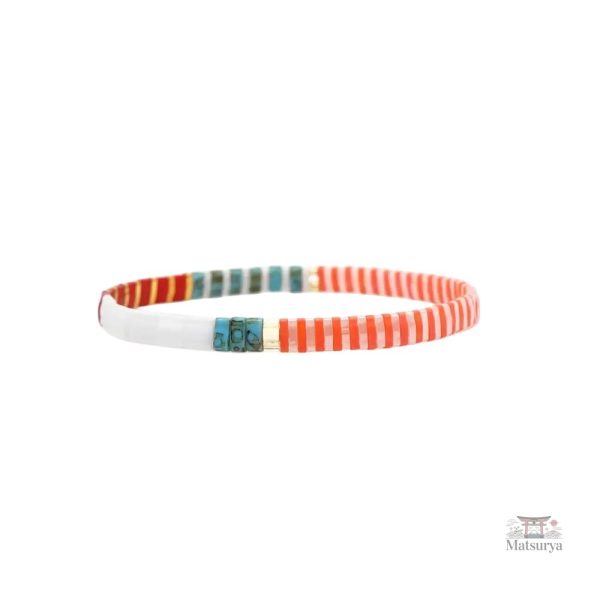 Bracelet multicolore Miyuki Tila design unique