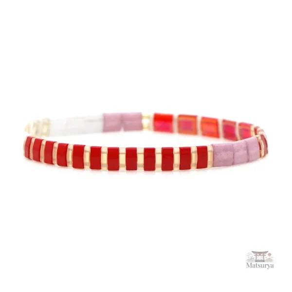 Bracelet Miyuki avec perles Tila colorées