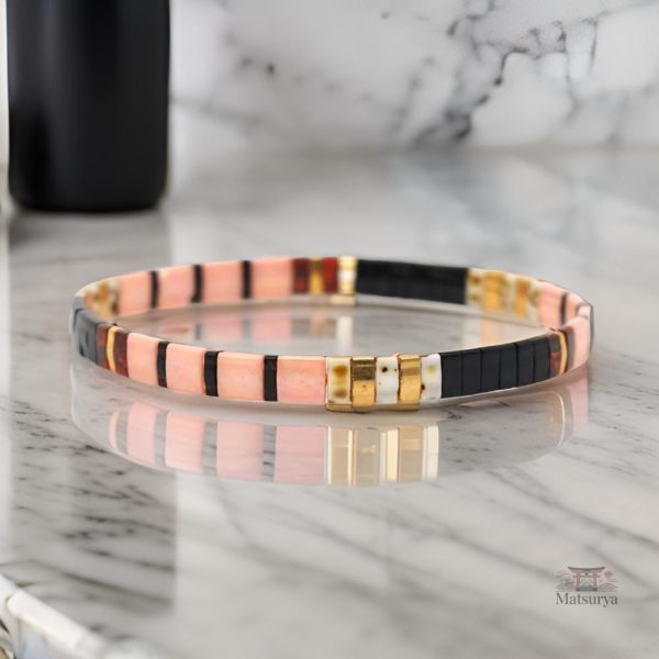 Bracelet Miyuki Tila, design exotique et moderne
