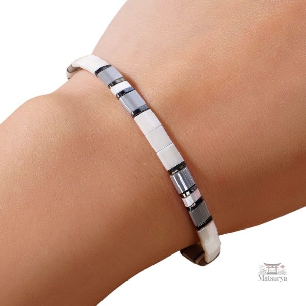 Bijou bracelet Miyuki Tila moderne