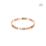 Bracelet Miyuki Tila pour femme en perles colorées