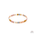 Bracelet en perles Miyuki Tila, accessoire femme tendance