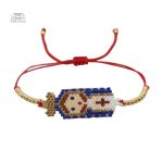 Bracelet artisanal en perles Miyuki, style estival
