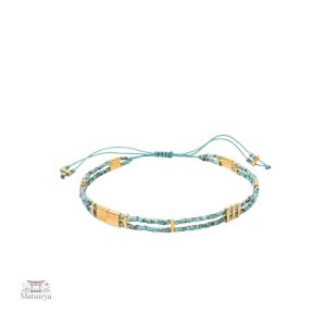 Bracelet jonc Miyuki Tila élégant et coloré
