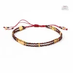 Bracelet Tila en perles Miyuki à breloques