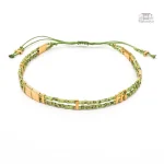 Bracelet coloré Miyuki Tila avec accessoires