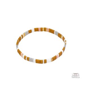 Bracelet Miyuki Tila Multicolore en perles