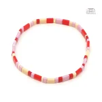 Bracelet Miyuki coloré avec perles Tila