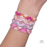 Bracelet Miyuki en perles de verre colorées