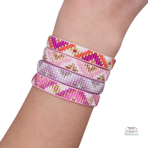 Bracelet Miyuki en perles de verre colorées