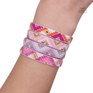 Bracelet Tila multicolore en perles Miyuki