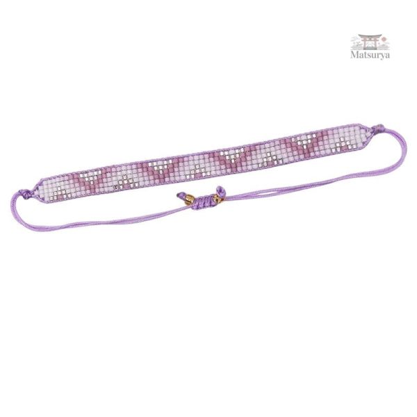 Bracelet Miyuki Tila Multicolore Tissé - vue 5