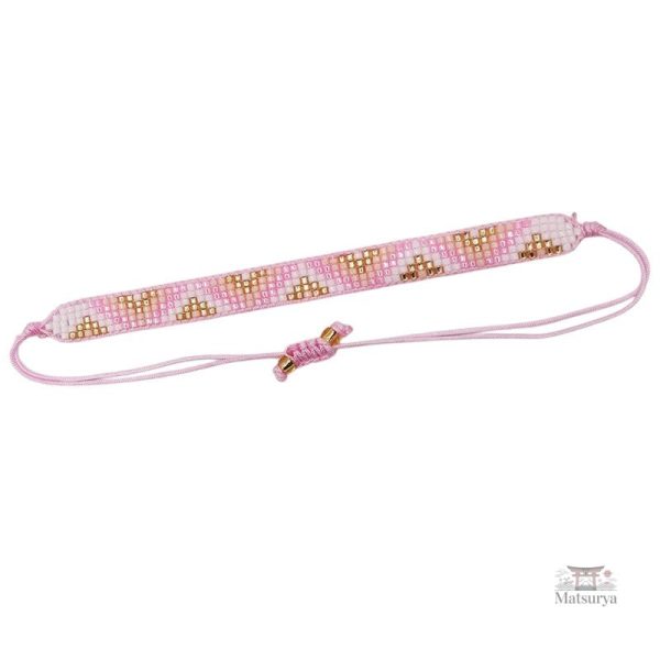 Bracelet Miyuki Tila Multicolore Tissé - vue 6