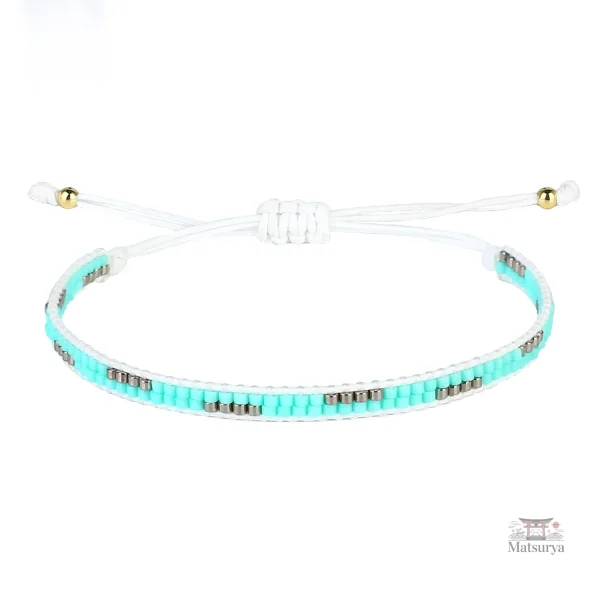 Bracelet en perles avec design ethnique
