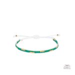 Perles ethniques sur bracelet Miyuki Tila