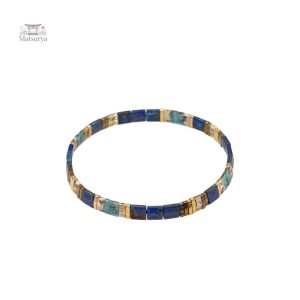 Bracelet Miyuki Tila Style Retro en perles colorées