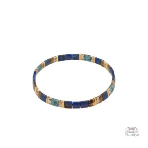 Bracelet Miyuki au design rétro avec perles Tila