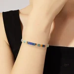 Bracelet Tila au style rétro, perles artisanales
