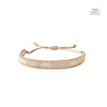 Bracelet Miyuki Tila tissé en couleurs pastel