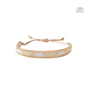 Bracelet Miyuki Tila tissé en couleurs pastel