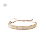 Miyuki Tila bracelet aux couleurs tendres