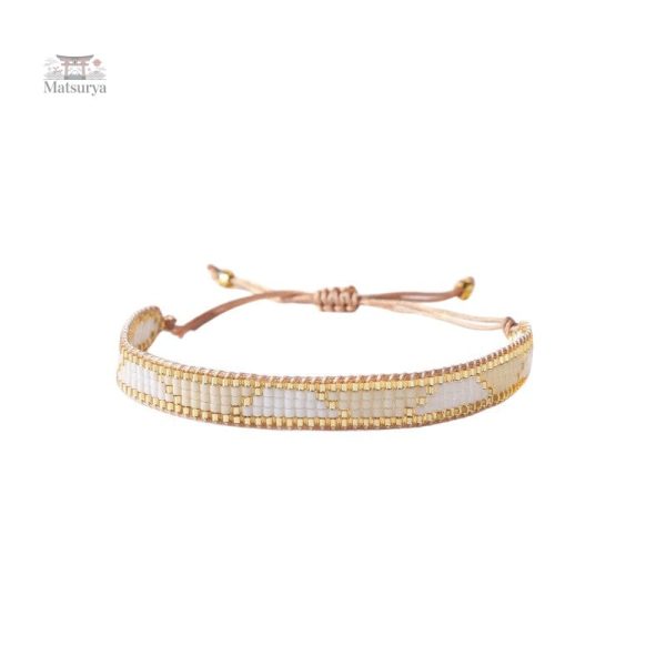 Miyuki Tila bracelet aux couleurs tendres