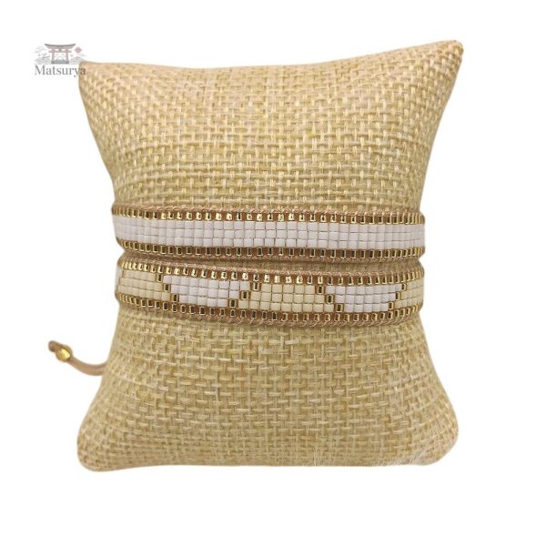 Miyuki Tila bracelet aux nuances pastel