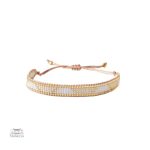 Miyuki bracelet tissé aux teintes pastel