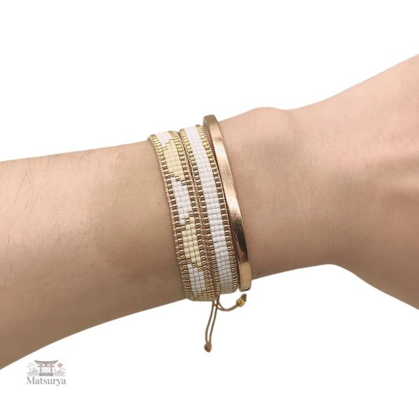 Bracelet Miyuki coloré en style Tila