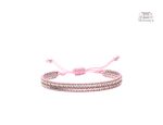 Bracelet Tila en verre camel, style moderne et artisanal