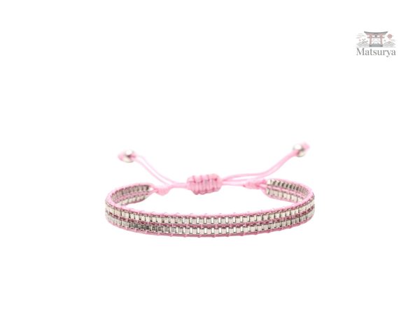 Bracelet Tila en verre camel, style moderne et artisanal