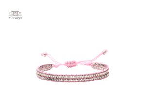 Miyuki bracelet tissé camel, accessoire tendance et unique