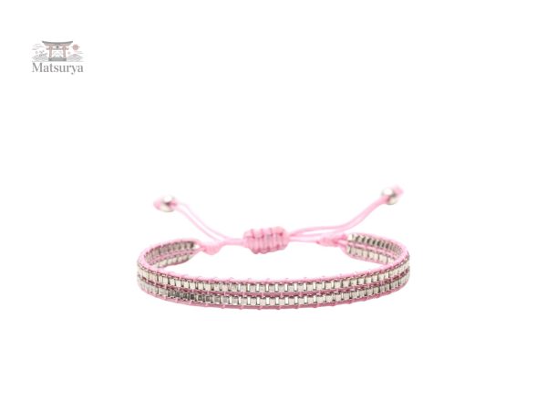 Miyuki bracelet tissé camel, accessoire tendance et unique