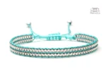 Bracelet en verre Miyuki Tila, couleur camel raffinée