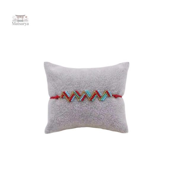 Bracelet Miyuki Tila Zigzag en perles colorées - vue 4