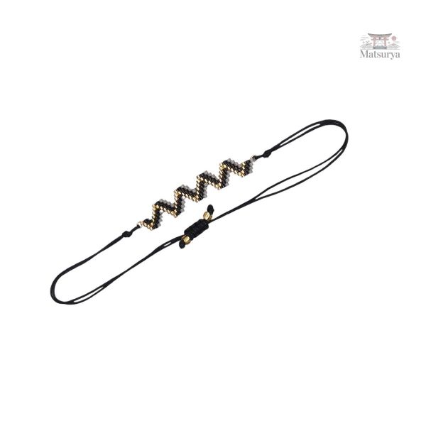 Bracelet Miyuki Tila Zigzag en perles colorées - vue 8