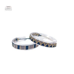 Bracelet Miyuki tissé dégradé en inox