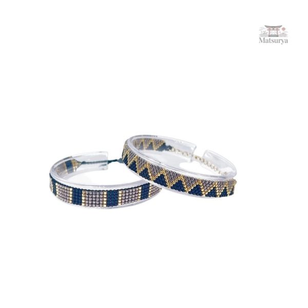 Bracelet Miyuki en inox avec dégradé coloré