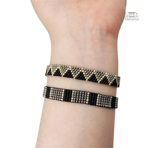 Bracelet dégradé Miyuki en acier inoxydable