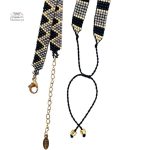 Miyuki bracelet en inox avec design dégradé