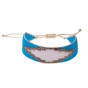 Bracelet tissé mauvais Œil, style Miyuki élégant