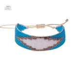 Miyuki bracelet tissé, symbole de protection mauvais Œil