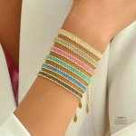 Bracelet Miyuki en perles multicolores